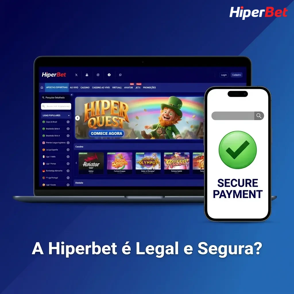 Hiperbet licensed secure betting platform with SSL encryption and responsible gambling tools in Brazil