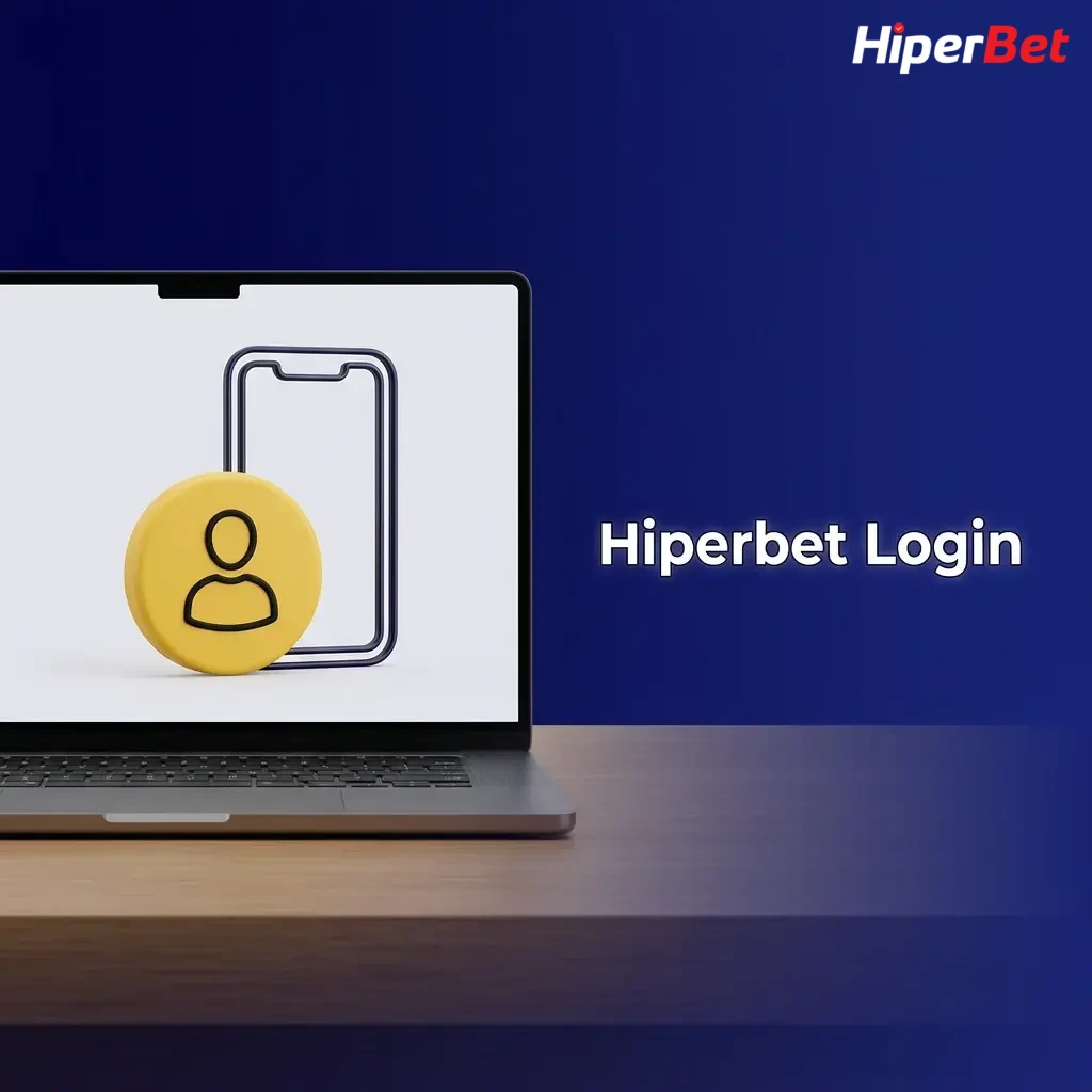 Hiperbet login screen with email and password fields, Google and Facebook access options, and secure encrypted account entry.